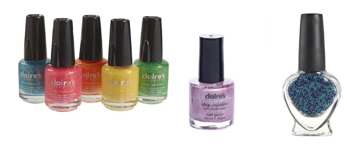 Marka Claire’s - lakiery do paznokci