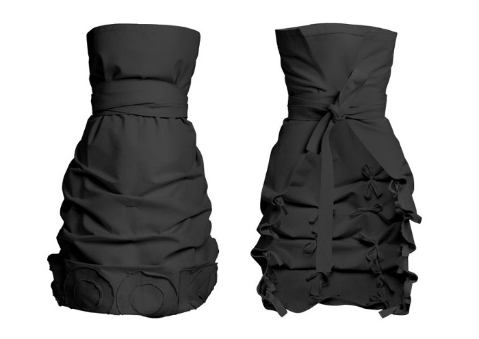 fartuszek cookie - Natasza black