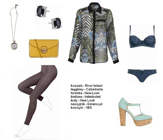 koszula wzorzysta - River Island - stylizacja