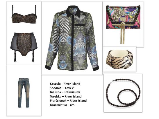 koszula wzorzysta - River Island - stylizacja