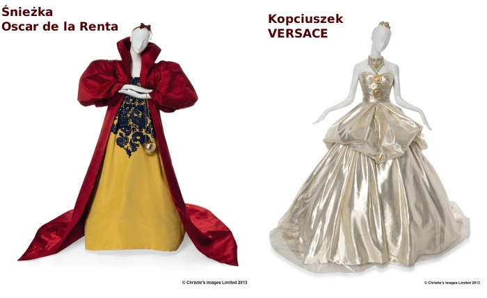 Śnieżka - Oscar de la Renta oraz Kopciuszek - Versace
