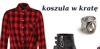 Stylizacje koszula w kratę