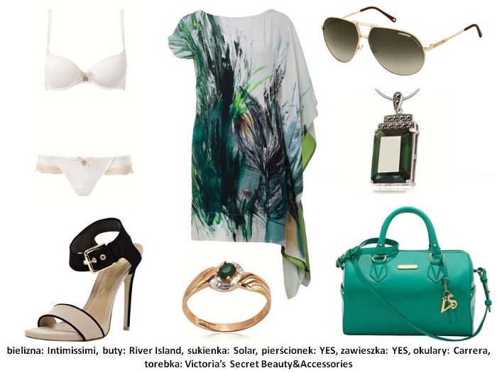 stylizacje letnia sukienka