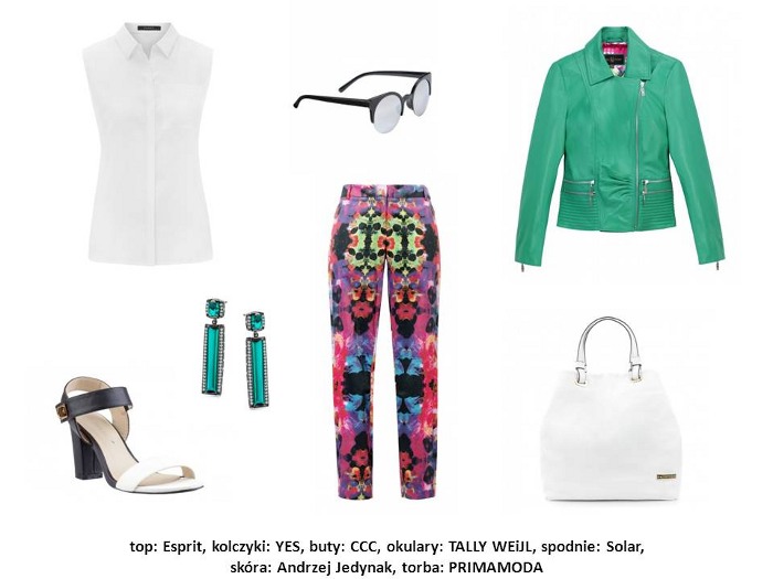 stylizacje mocne kolory