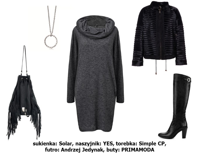 Stylizacje: sukienka na jesień i zimę