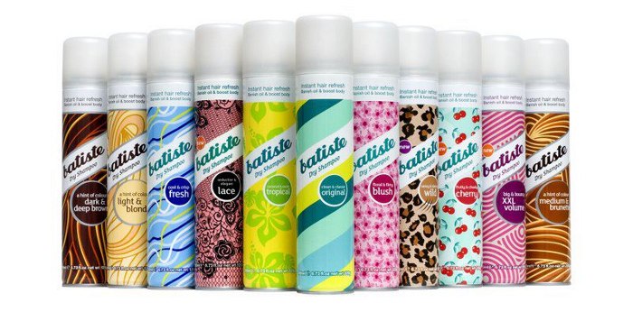 Suche szampony firmy Battiste